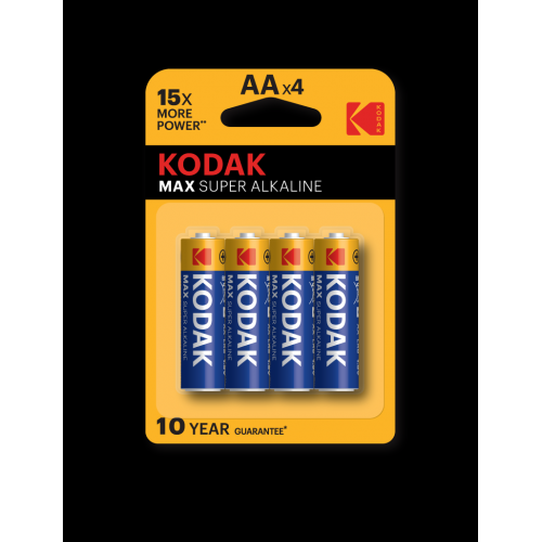 Батарейки Kodak LR6-4BL MAX SUPER Alkaline [KAA-4] цена за шт.
