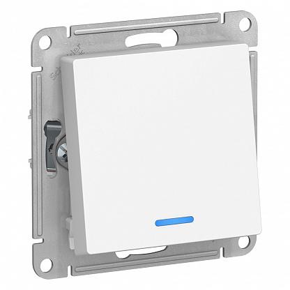 Механизм переключателя проходного 1-кл. СП AtlasDesign 10А IP20 (сх. 6а) 10AX с подсветкой бел. SchE