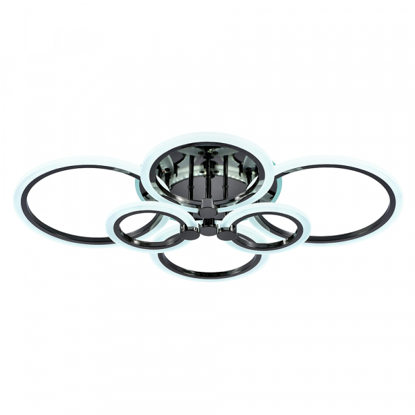 Люстра светодиодная Profit Light 8076/6 PBK 132W+11W RGB 3000-6000K пульт