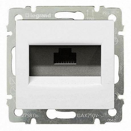 *Розетка информ. 1-м СП Valena RJ45 5E UTP бел 