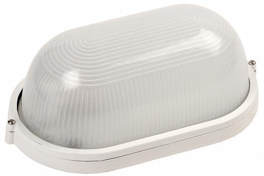 Светильник НПП 1201 100Вт E27 IP54 бел. овал IEK