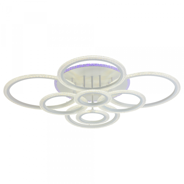 Люстра светодиодная Profit Light 8086/8 WHT 212W+15W RGB 3000-6000K 15800lm пульт