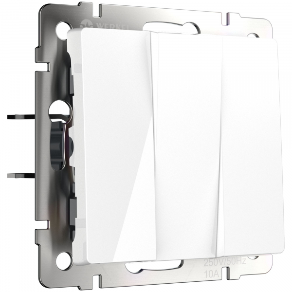Выключатель 3-кл белый Werkel WL01-SW-3G W1130001 