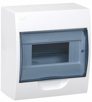 Бокс ЩРН-П-8 модулей навесной пластик IP40 IEK